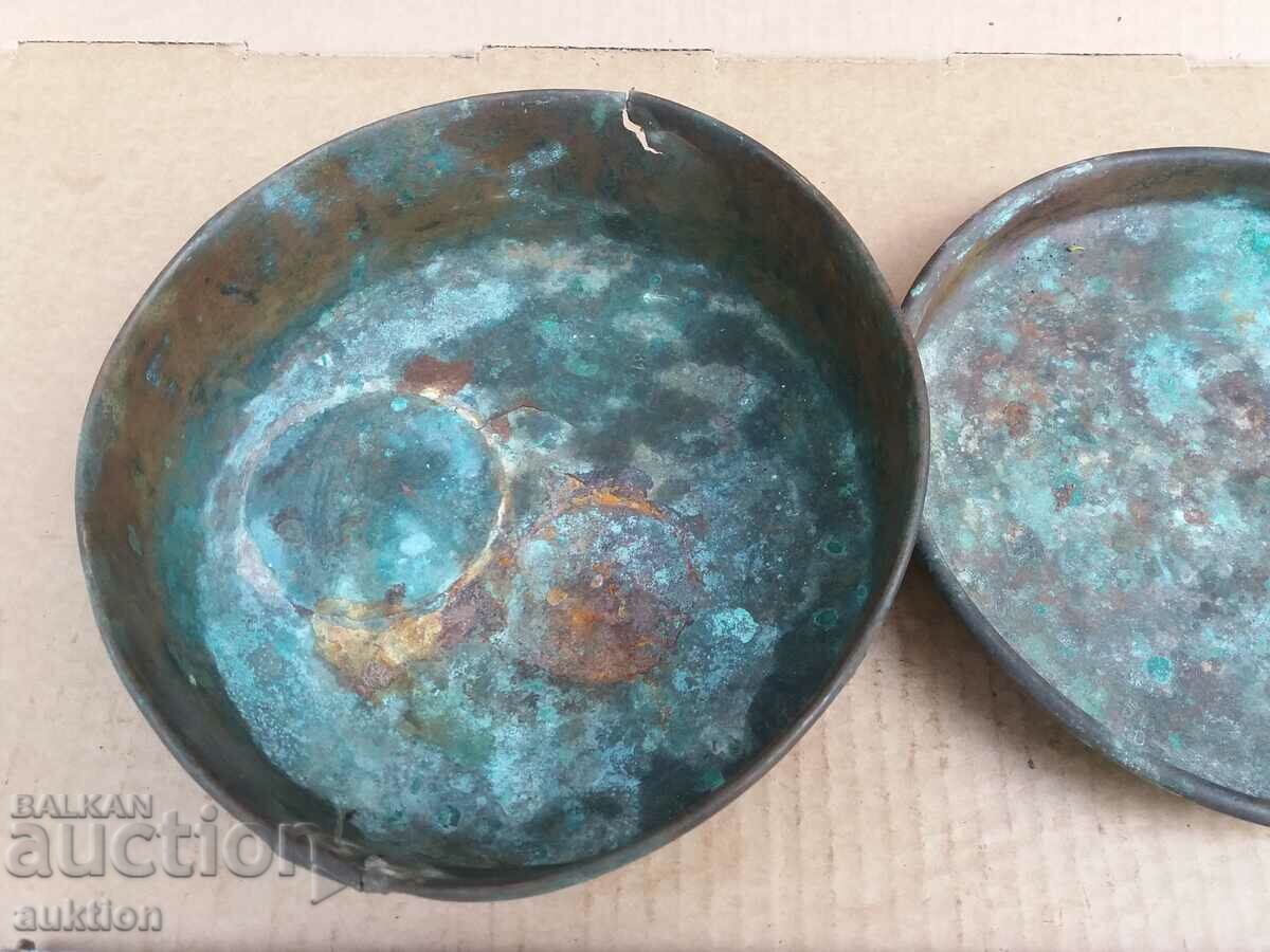 Delivery of SET OF MASSIVE BRONZE SCALES FOR SCALE, SCALE TASS COPPER