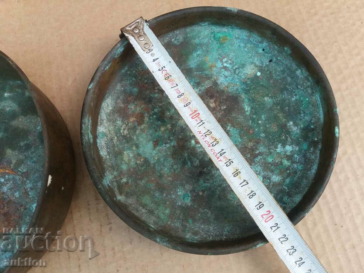 SET OF MASSIVE BRONZE SCALES FOR SCALE, SCALE TASS COPPER - 5