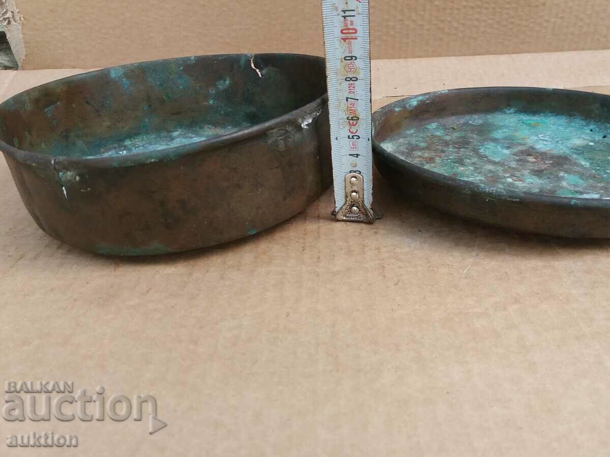 SET OF MASSIVE BRONZE SCALES FOR SCALE, SCALE TASS COPPER - 6