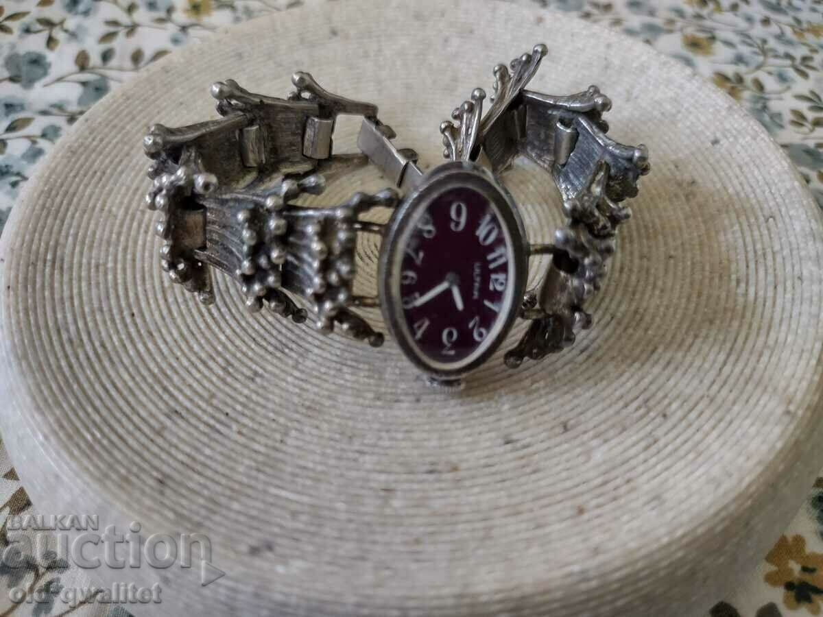 Delivery of ATTRACTIVE old silver WATCH, handmade