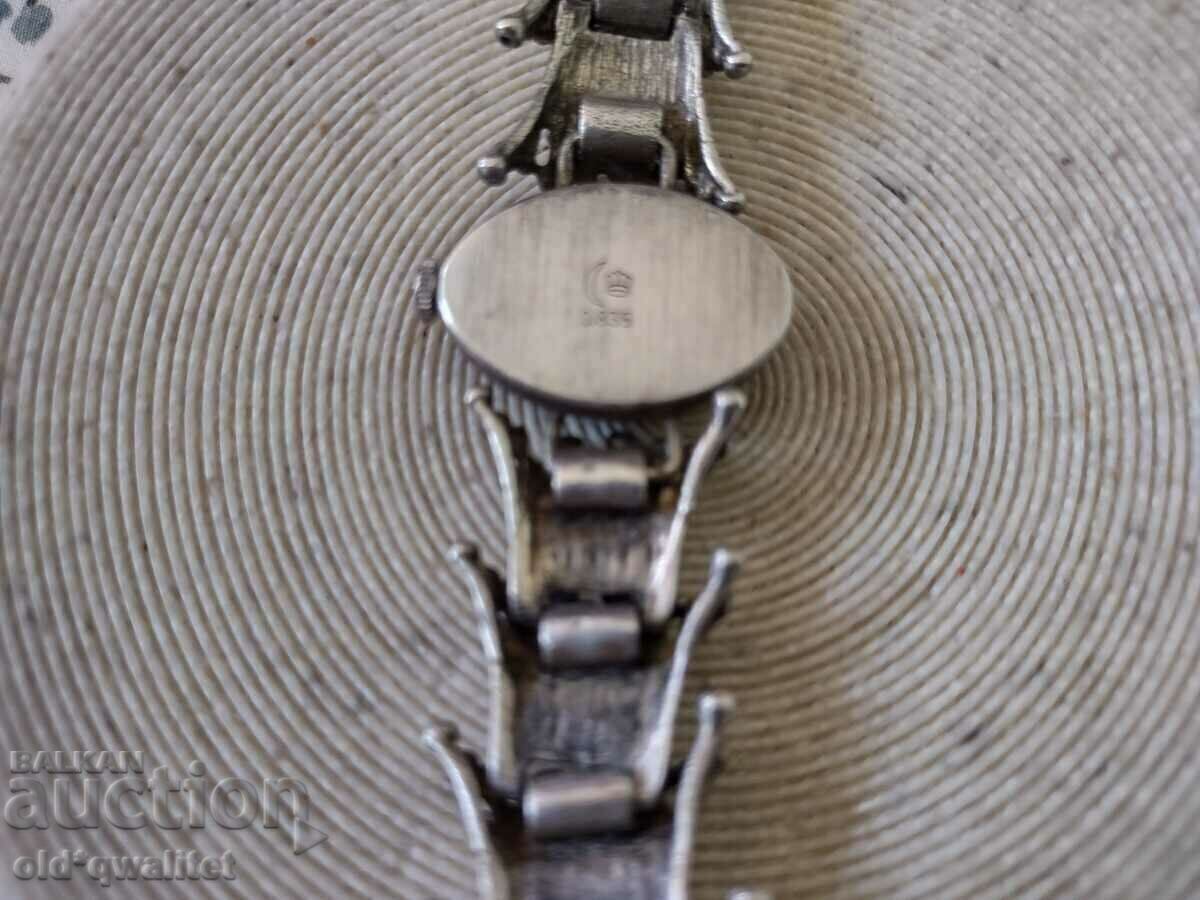 ATTRACTIVE old silver WATCH, handmade - 6