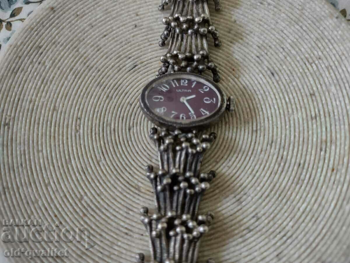 ATTRACTIVE old silver WATCH, handmade - 7