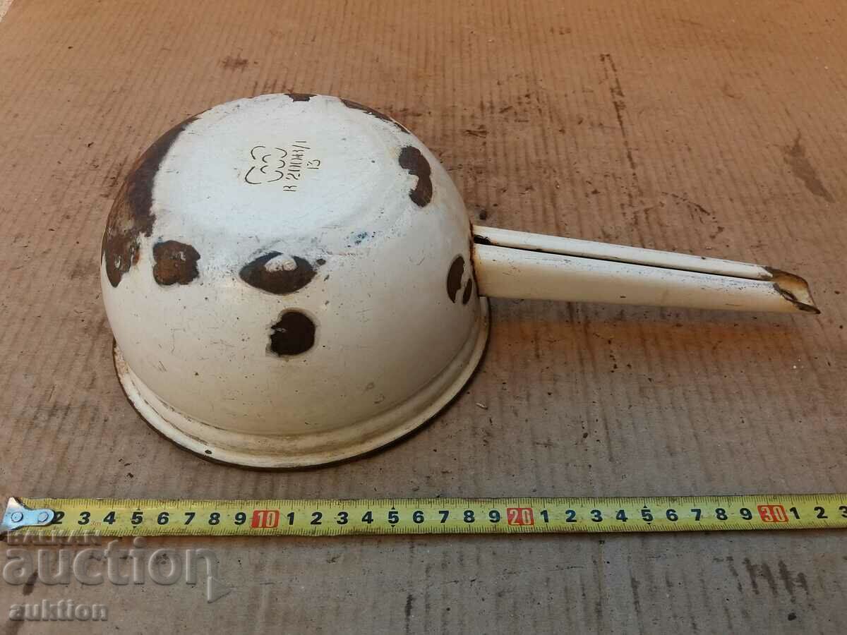 OLD ENAMELED SOC. TAS - 5 OLD ENAMELED SOC. TAS - 5