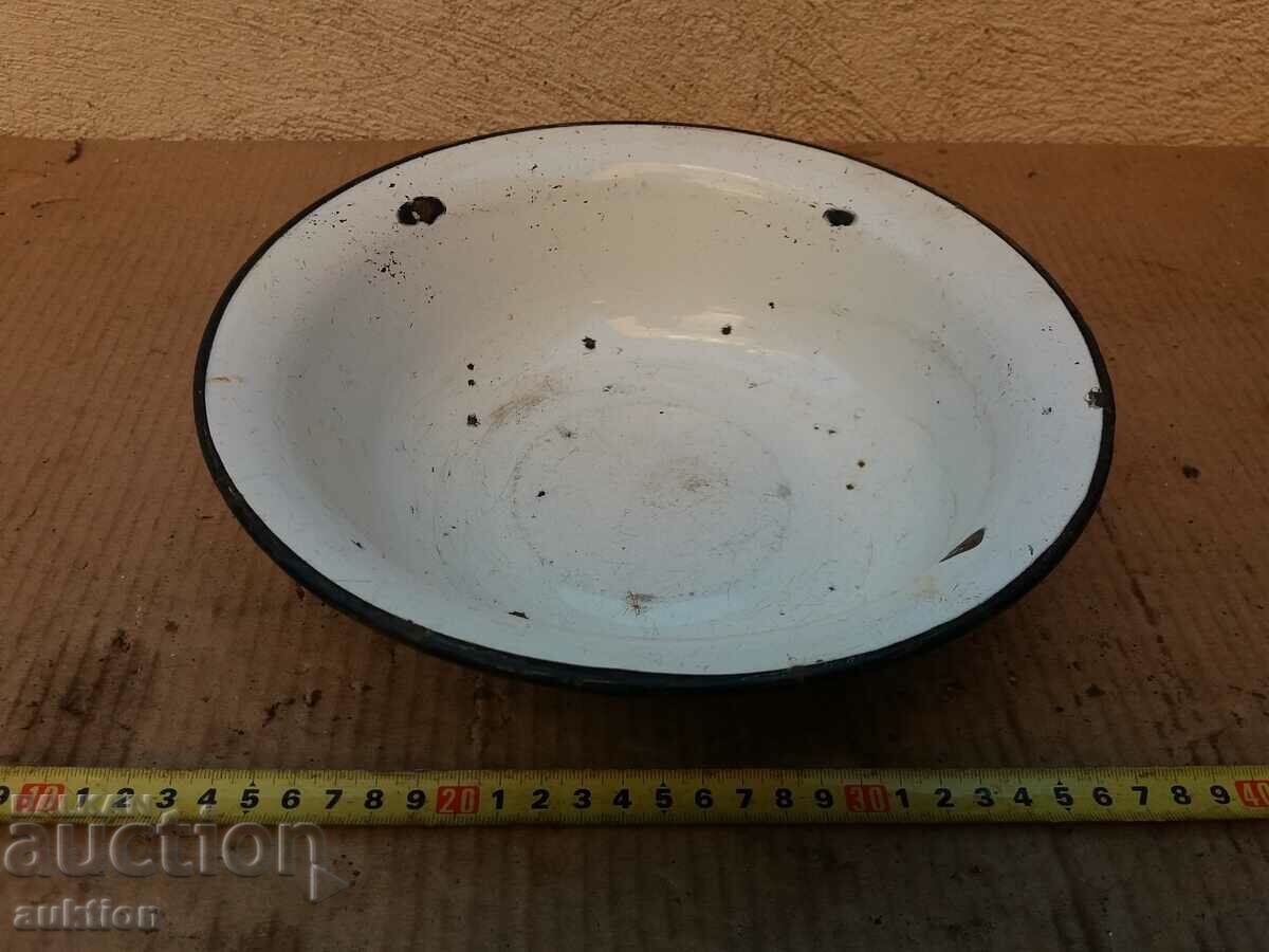 ENAMELED METAL BASE, SMALL BOTTLE WITH MARKING with price 1.99 BGN | € 1.02 ENAMELED METAL BASE, SMALL BOTTLE WITH MARKING with price 1.99 BGN | € 1.02