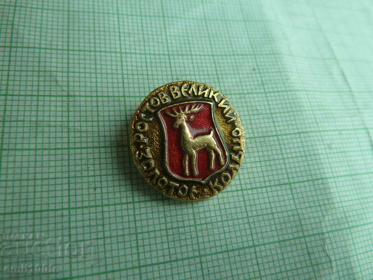 Badge - Rostov Great old coats of arms of the USSR