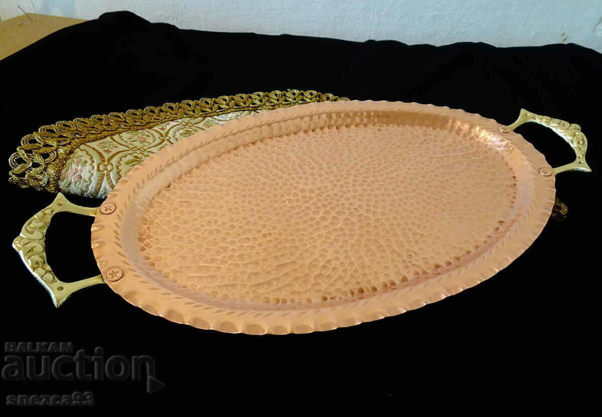 Παράδοση Χάλκινος δίσκος, πλατό, σφυρήλατο στο χέρι 36 εκ. Παράδοση Χάλκινος δίσκος, πλατό, σφυρήλατο στο χέρι 36 εκ.