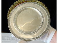 Чиния,плато от калай 18 см.