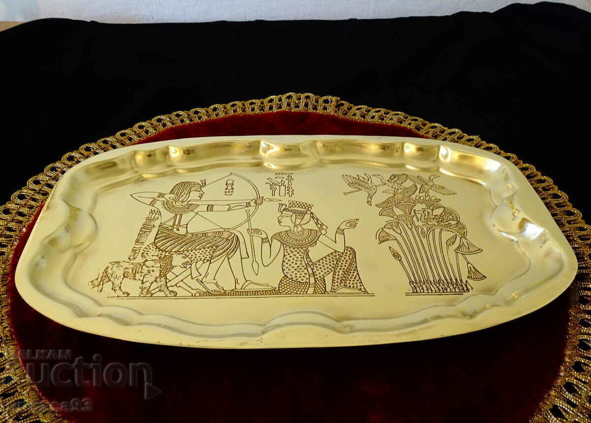 Δίσκος, πλάτωμα, πάνελ με εικόνα κυνηγιού Αίγυπτο με τιμή 45.00 BGN | € 23.01