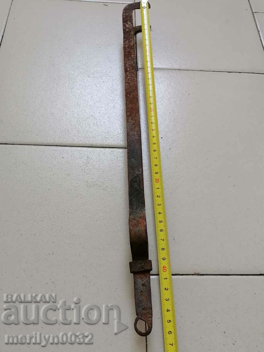 Old dilaf, tongs, wrought iron for oven - 5