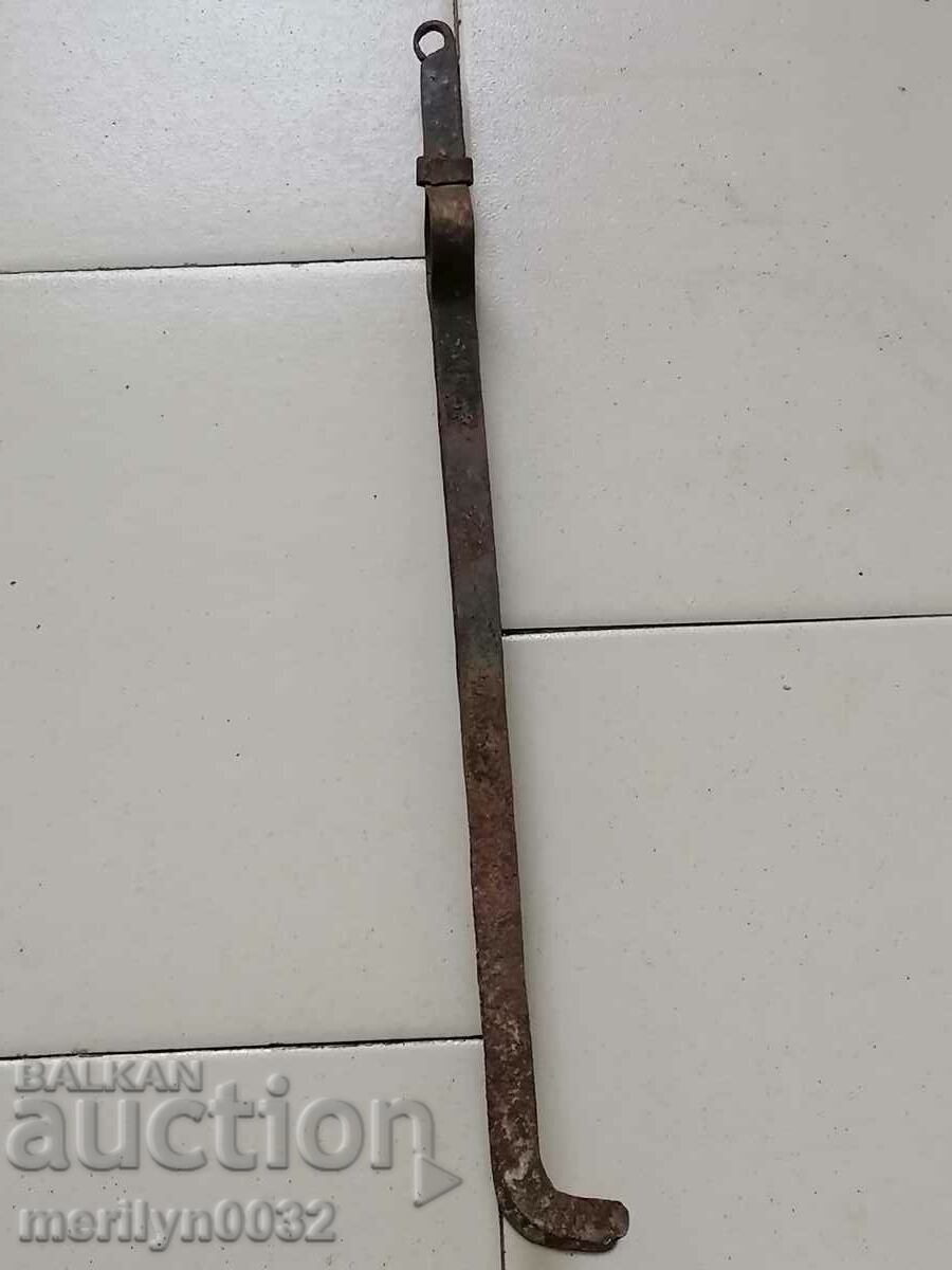 Old dilaf, tongs, wrought iron for oven - 7