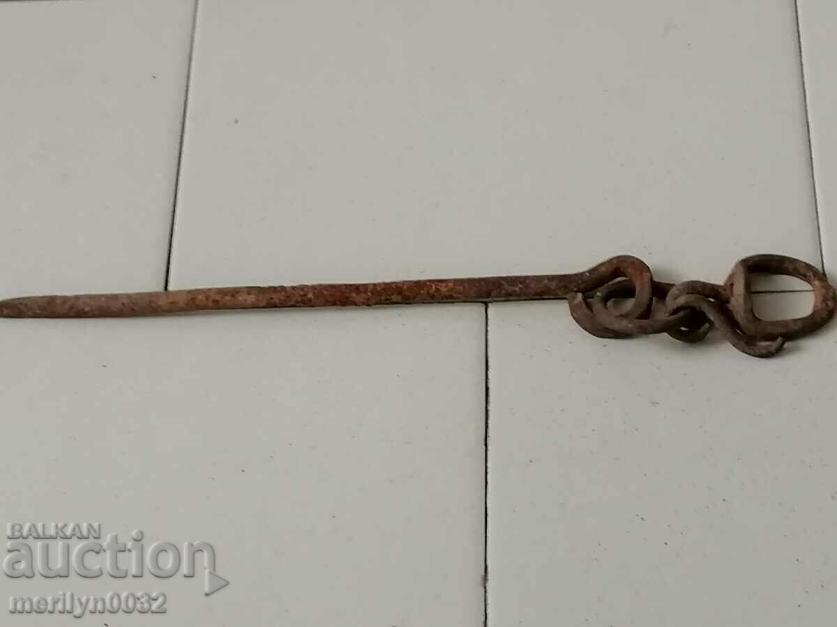 Zhegal παλιά γάιδαρο, ένα τεράστιο καρφί, σφυρήλατο σίδερο - 6 Zhegal παλιά γάιδαρο, ένα τεράστιο καρφί, σφυρήλατο σίδερο - 6