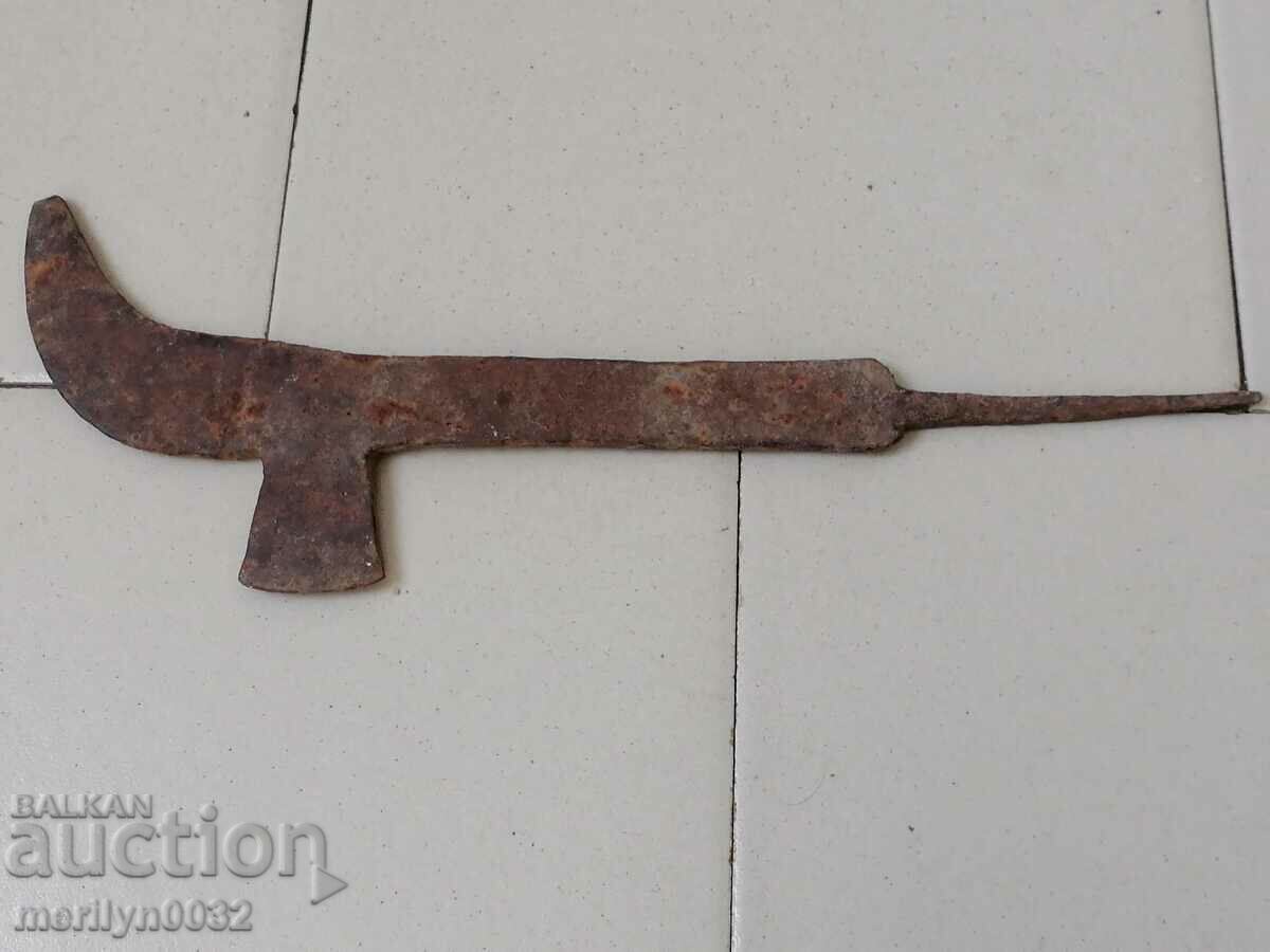 Old handmade knife, wrought iron with price 29.00 BGN | € 14.83