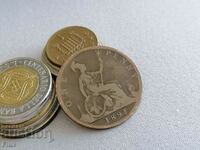 Монета - Великобритания - 1 пени | 1891г.