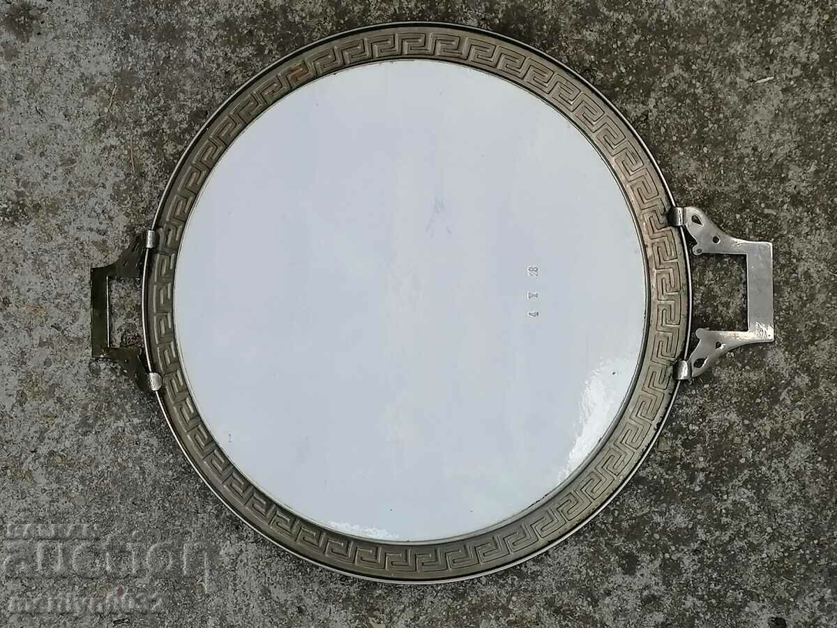 Auction Old tray, porcelain, early 20th century tea Auction Old tray, porcelain, early 20th century tea