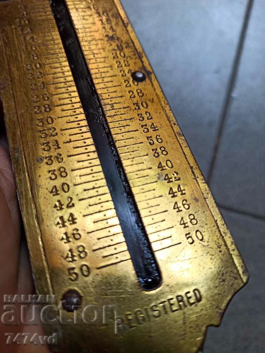 Pocket balance scale - Rebure Made in Germany 50 kg - 5 Pocket balance scale - Rebure Made in Germany 50 kg - 5