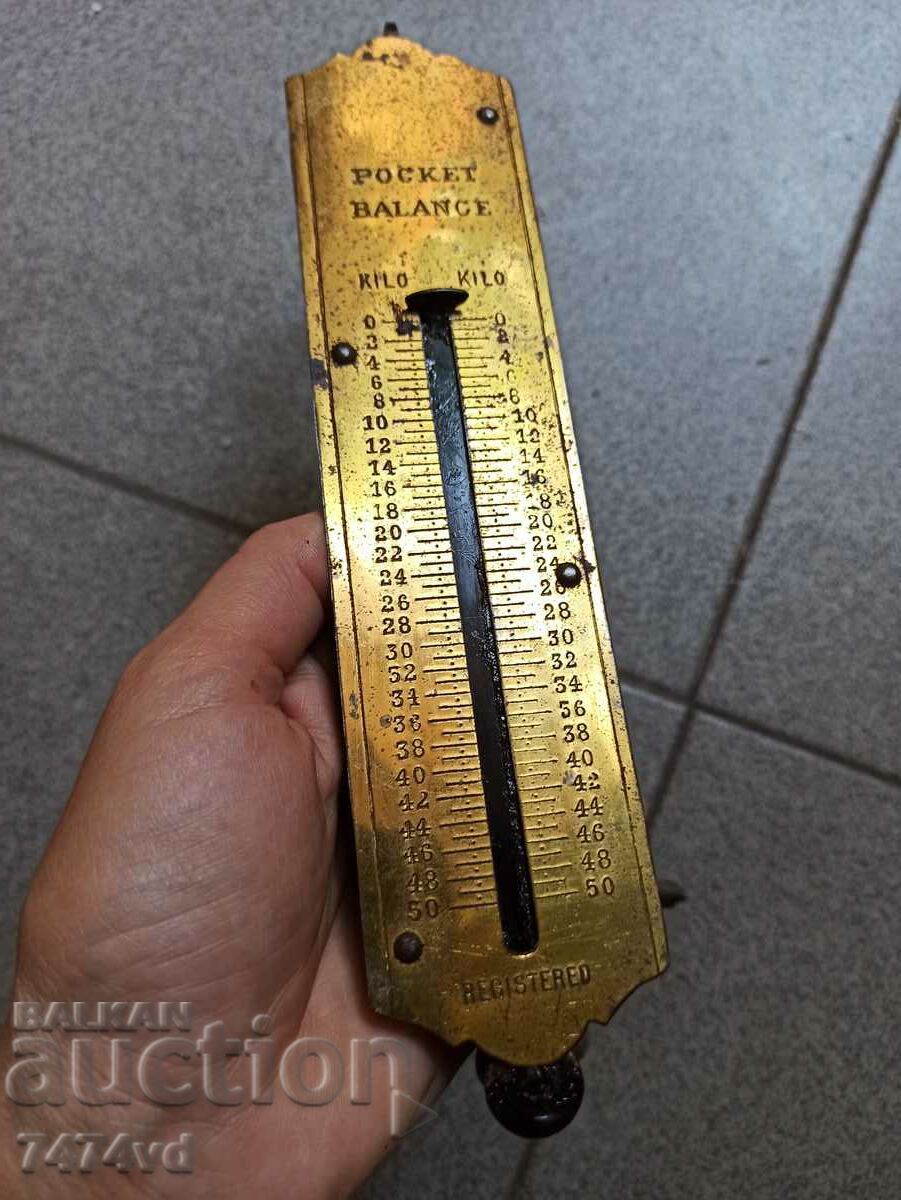 Pocket balance scale - Rebure Made in Germany 50 kg - 6 Pocket balance scale - Rebure Made in Germany 50 kg - 6