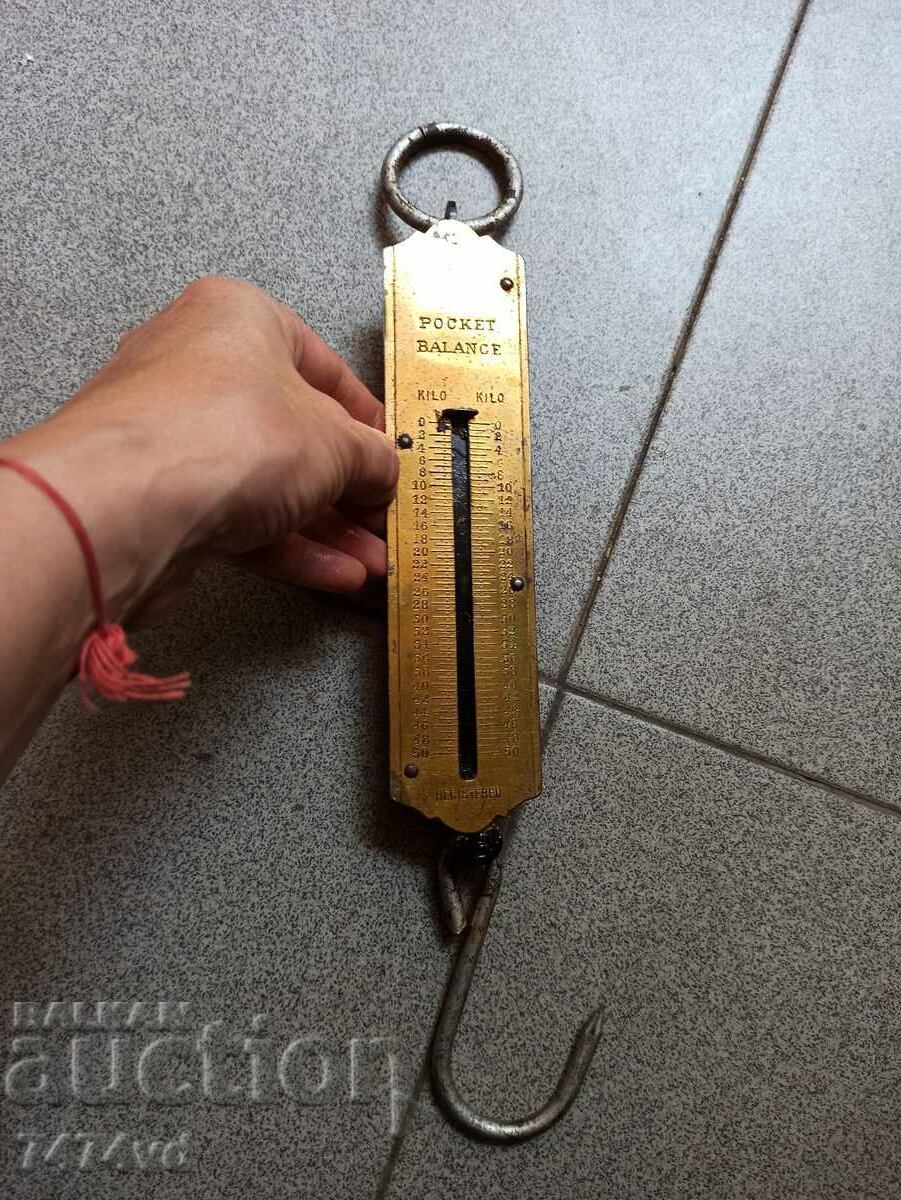 Pocket balance scale - Rebure Made in Germany 50 kg Pocket balance scale - Rebure Made in Germany 50 kg