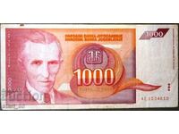 Iugoslavia 1.000 de dinari