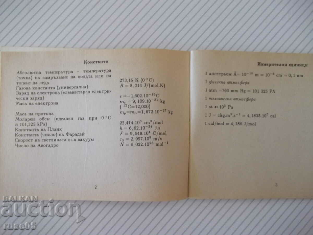 Book "Reference book on general and inorganic chemistry - S. Raikova" - 76 pages. with price 5.00 BGN | € 2.56 Book "Reference book on general and inorganic chemistry - S. Raikova" - 76 pages. with price 5.00 BGN | € 2.56