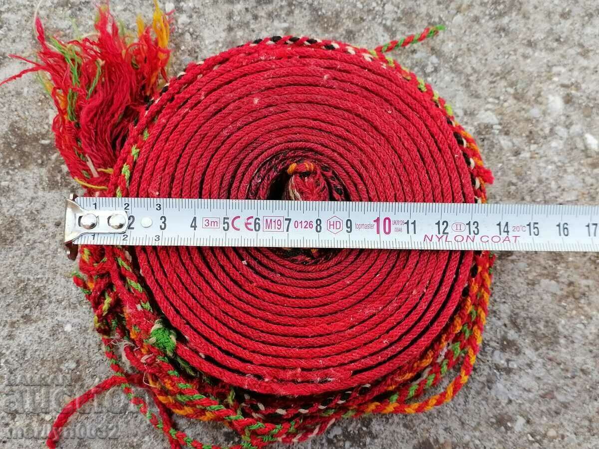 Old hand-woven belt at the beginning of the 20th century, costume - 7 Old hand-woven belt at the beginning of the 20th century, costume - 7