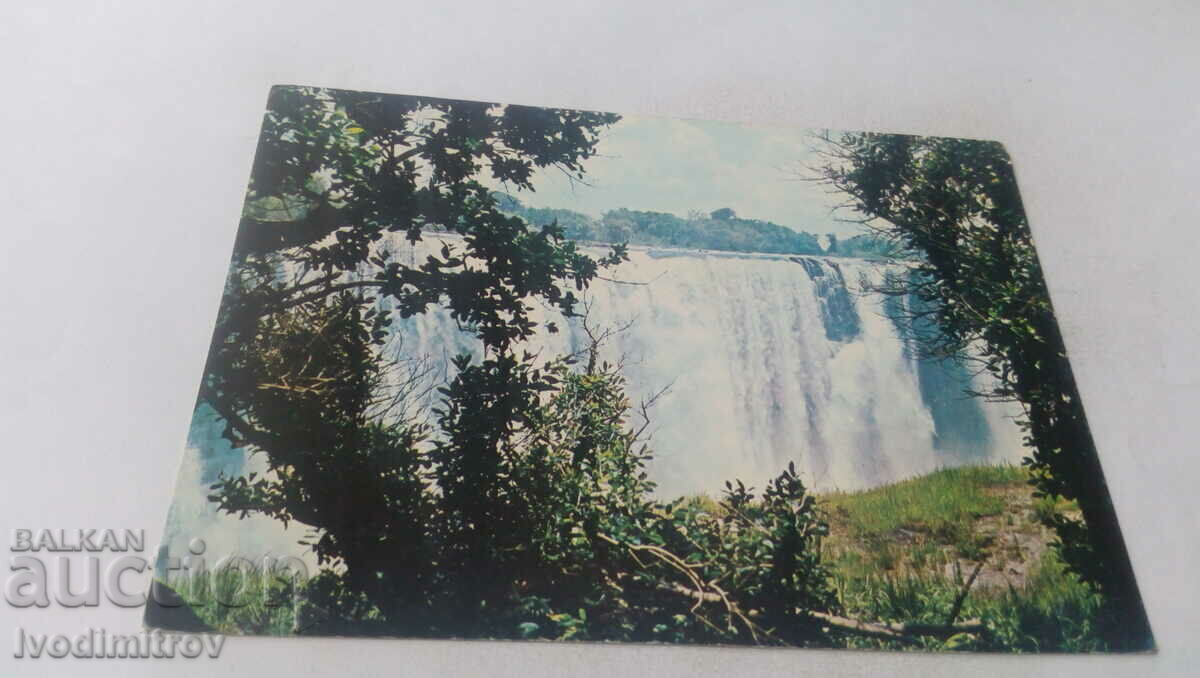 P K Main Falls from Rain Forest, Victoria Falls, Zimbabwe