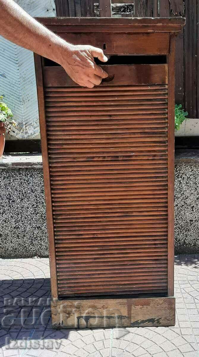 Old wooden office cabinet