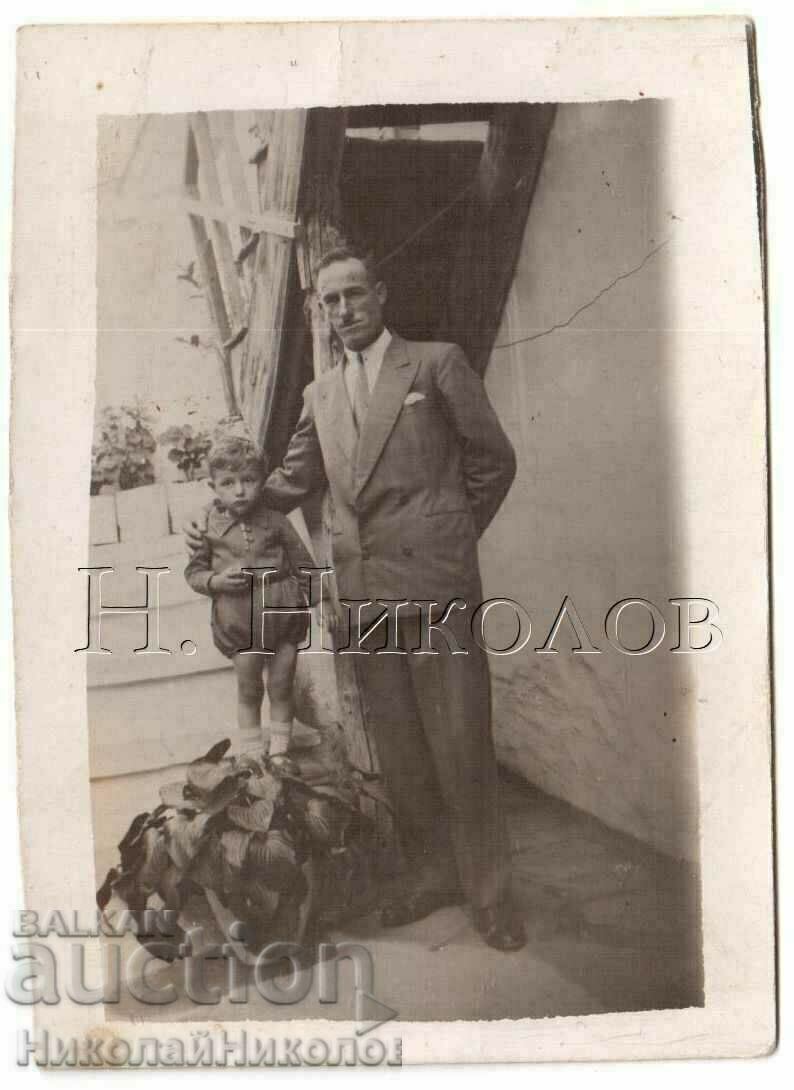 SMALL OLD PHOTO FAMILY GREECE GREEK TEXT B592 SMALL OLD PHOTO FAMILY GREECE GREEK TEXT B592