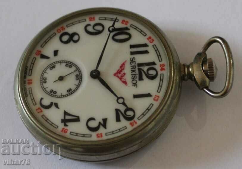 RARE POCKET WATCH- MOLNIJA-MOLNIJA-SERKISOFF with price 139.99 BGN | € 71.58 RARE POCKET WATCH- MOLNIJA-MOLNIJA-SERKISOFF with price 139.99 BGN | € 71.58