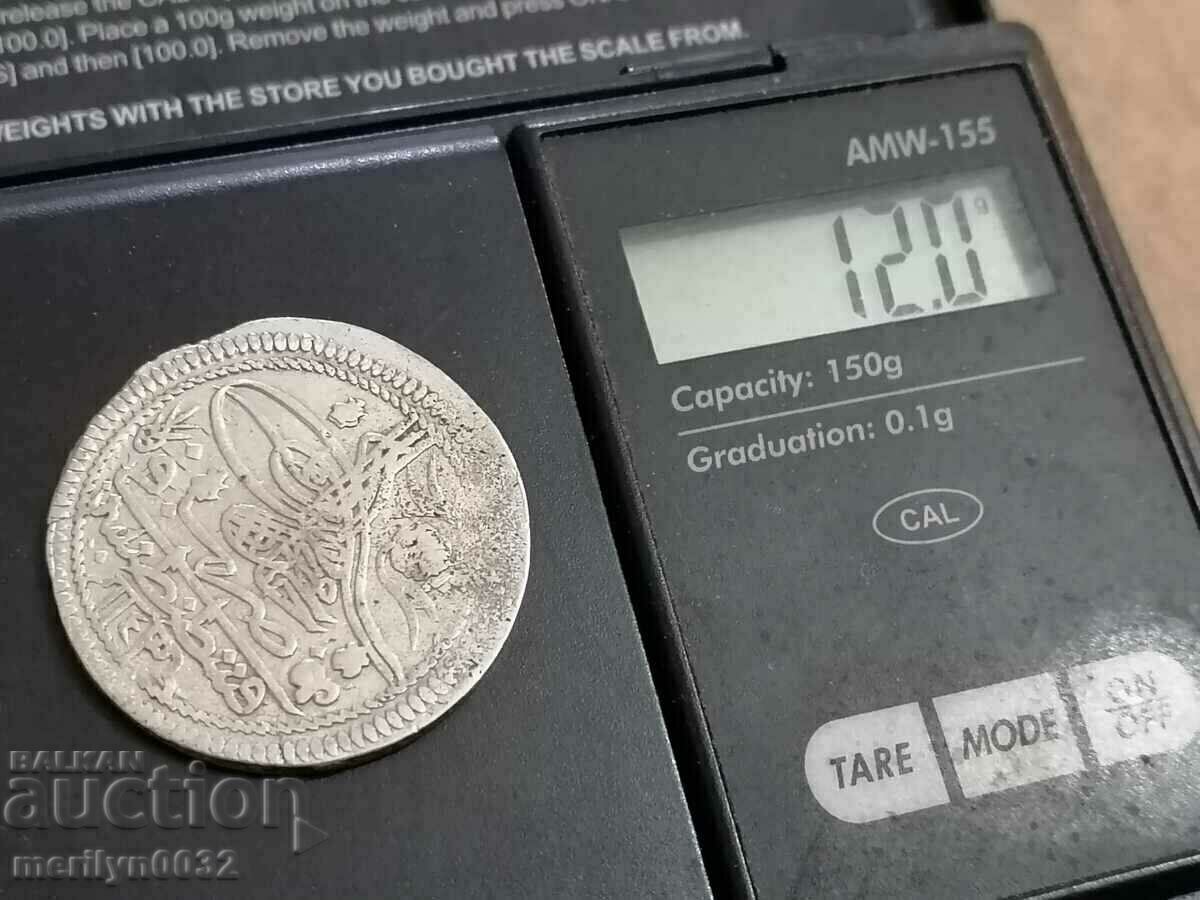 Auction Ottoman silver coin 12.0 grams silver 465/1000 1143 year Auction Ottoman silver coin 12.0 grams silver 465/1000 1143 year