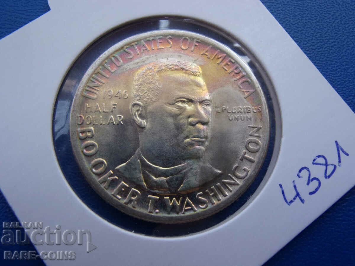 Παράδοση USA ½ Dollar 1946 UNC Rare Original