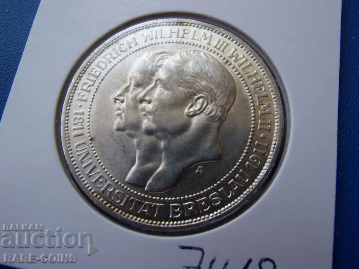 Livrarea Germania 3 Marci 1911 UNC Rare Original