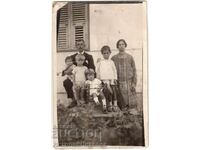 OLD PHOTO FAMILY GREECE GREEK TEXT B593