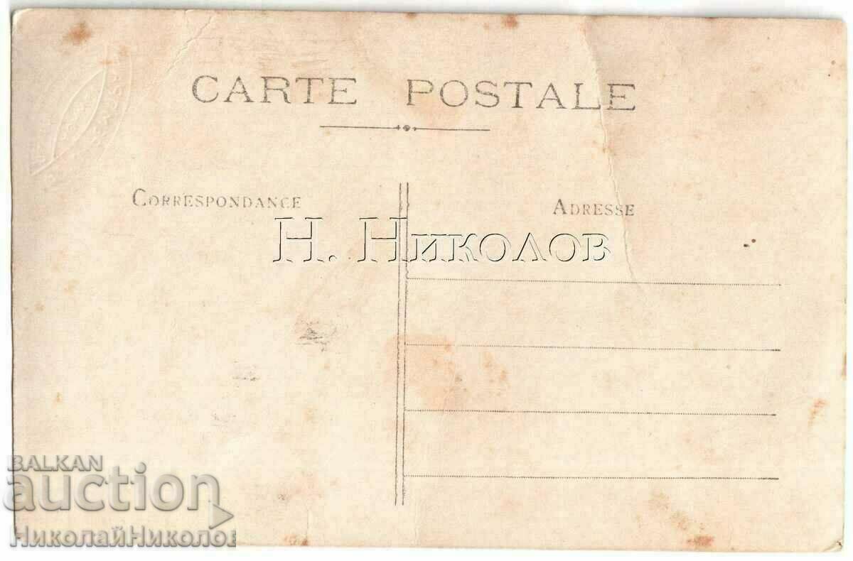 СТАРА СНИМКА БРАЧНА ДВОЙКА ГЪРЦИЯ ГРЪЦКИ ФОТОГРАФ В598 с цена € 2.50 | 4.89 лв.