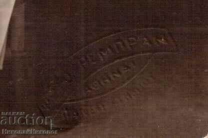 Аукцион СТАРА СНИМКА БРАЧНА ДВОЙКА ГЪРЦИЯ ГРЪЦКИ ФОТОГРАФ В598