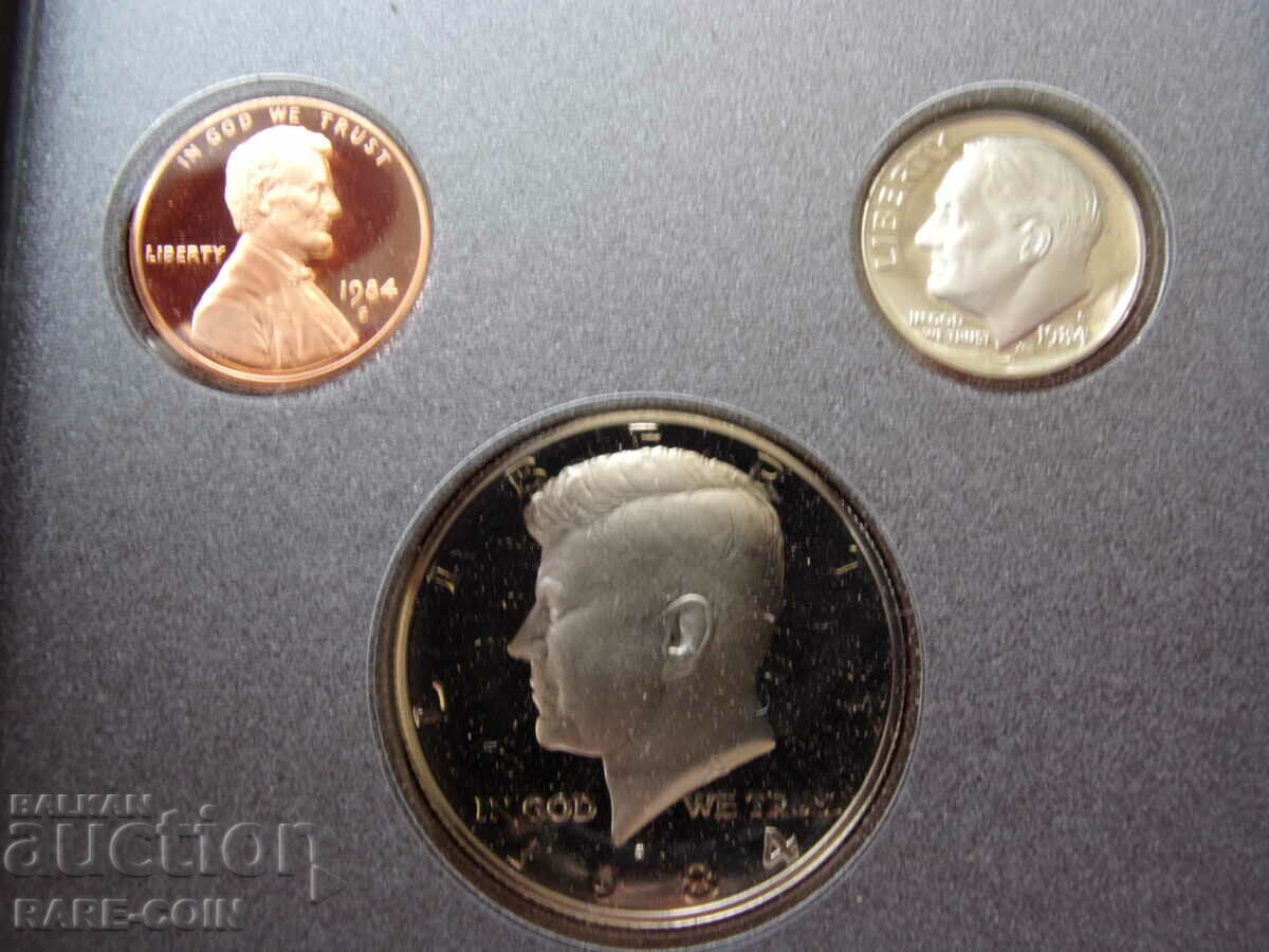 Доставка на RS(39)  САЩ Сребърен  Сет  1984  UNC PROOF Rare