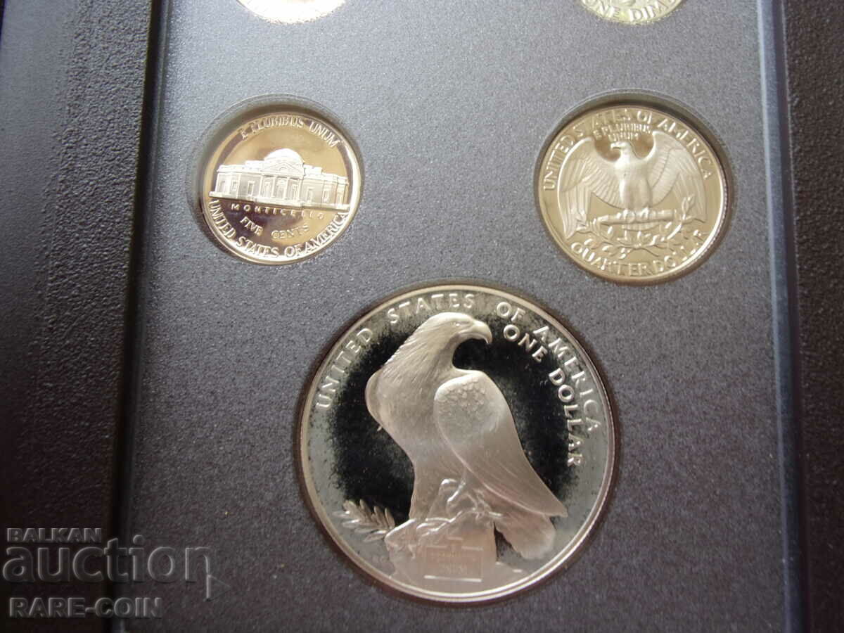 RS(39)  САЩ Сребърен  Сет  1984  UNC PROOF Rare - 5