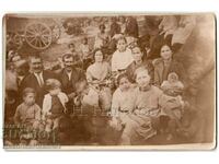 FOTO VECHE FAMILIE GRECIA TEXT GREC B603