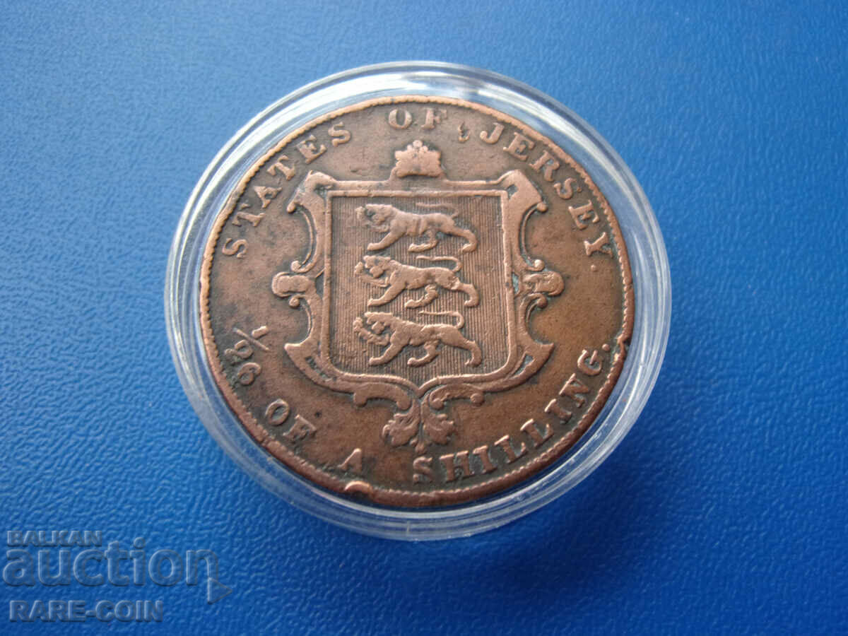 RS(39) Jersey 1/26 Shilling 1841 Rare