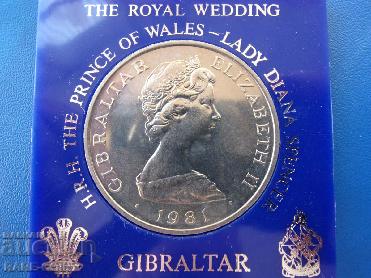 RS(39) Gibraltar 1 Crown 1981 UNC Σπάνιο με τιμή € 23.01 | 45.00 BGN