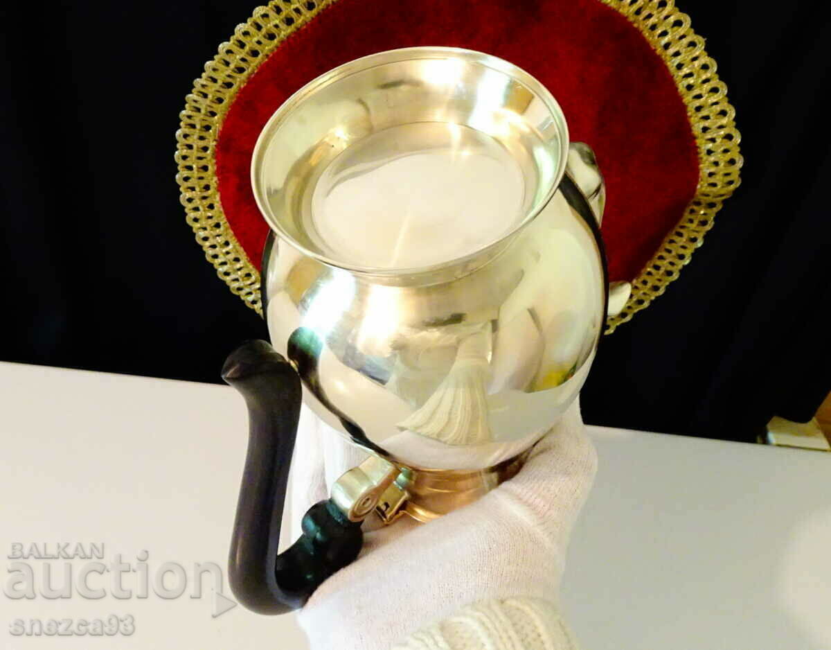 Silver-plated jug, teapot 1 kg, 1.5 l, Louis XVI - 7 Silver-plated jug, teapot 1 kg, 1.5 l, Louis XVI - 7