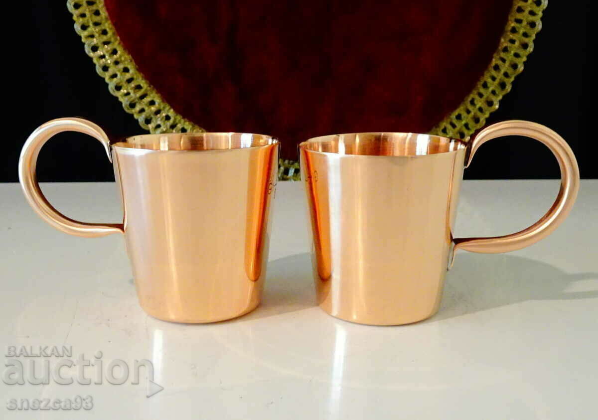 British Royal Navy Copper Cups. with price 118.00 BGN | € 60.33