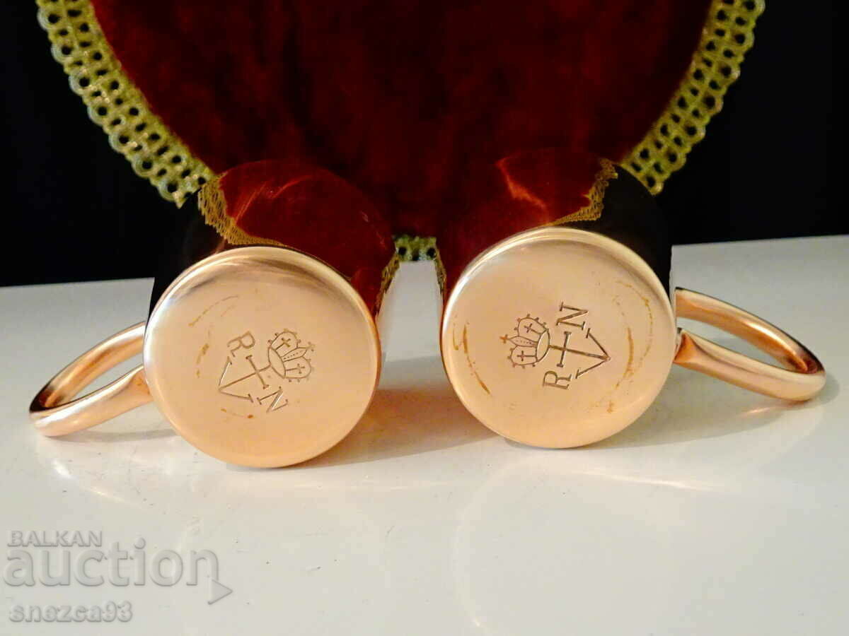 Auction  British Royal Navy Copper Cups.