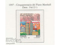 1997. Italy. 50 years Marshall Plan.