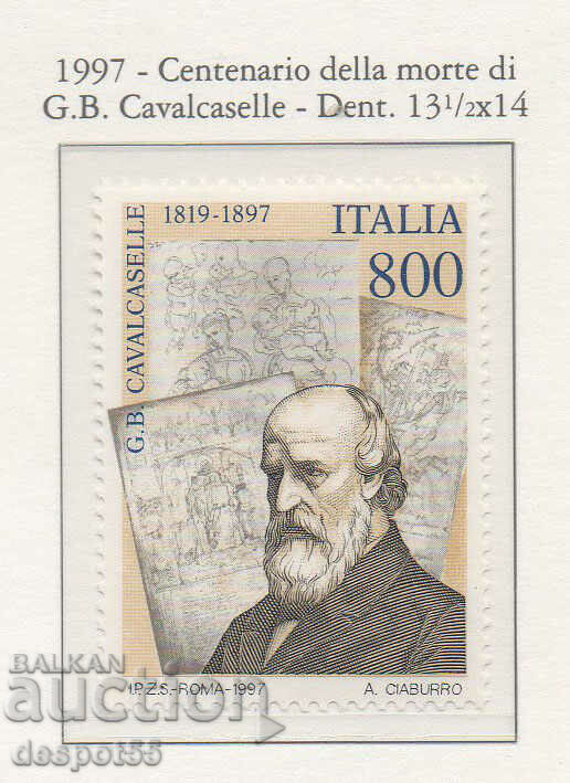 1997. Italy. 100 years since the death of J. Batista Cavalcazele.