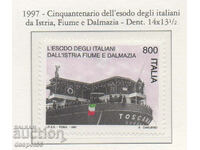1997 Italia. Emigrarea italiană a oamenilor din Istria, Fiume