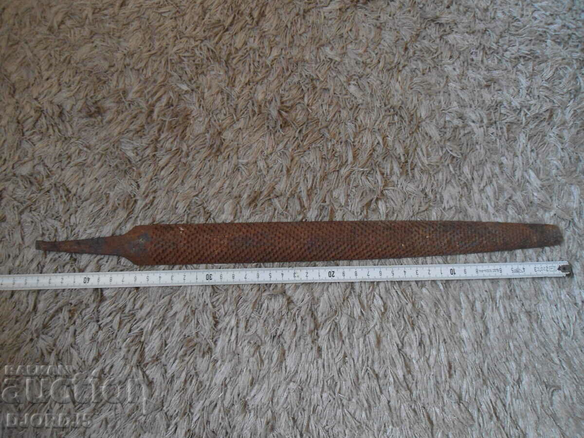 Стара дърводелска пила, полуобла - 5 Стара дърводелска пила, полуобла - 5