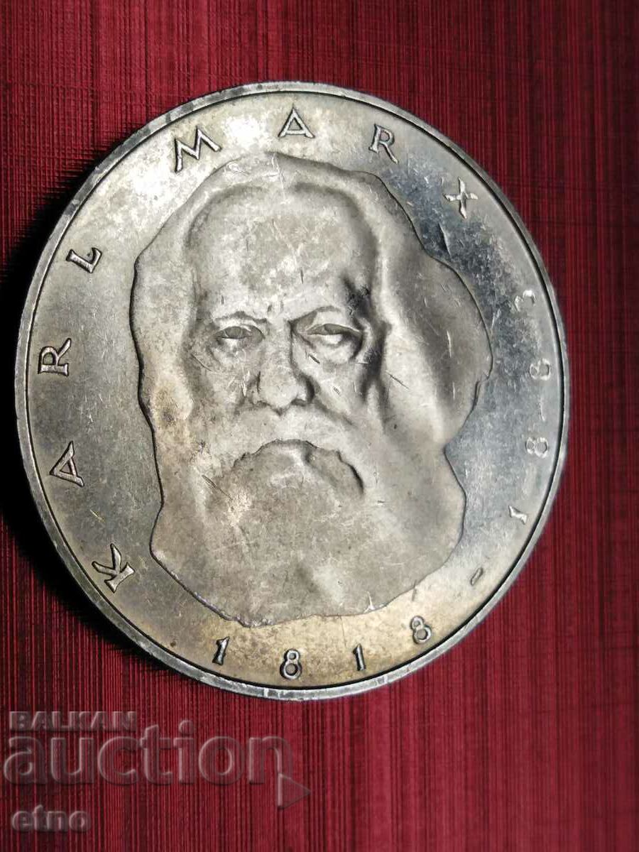 ГЕРМАНИЯ 5 МАРКИ 1983, монета, монети