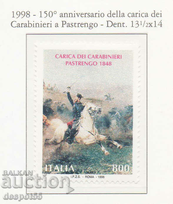 1998. Italy. 150th anniversary of the Battle of Pastrengo.