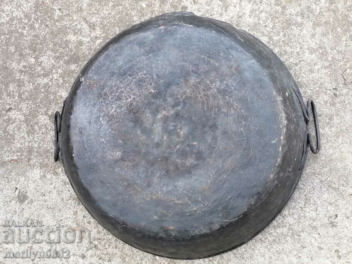 Auction Old copper tray, sahane, baker, tray, tray Auction Old copper tray, sahane, baker, tray, tray