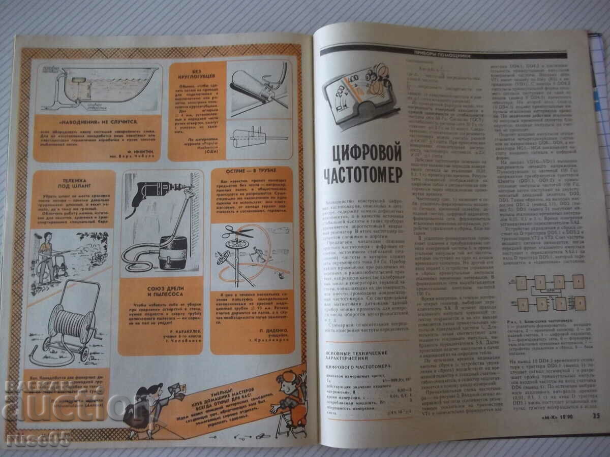 Magazine "Modelist-konstruktora - issue 10-1990." - 32 pages - 5